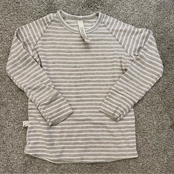 VGUC Oatmeal Stripe Night Set from Childhoods - Picture 2 of 9